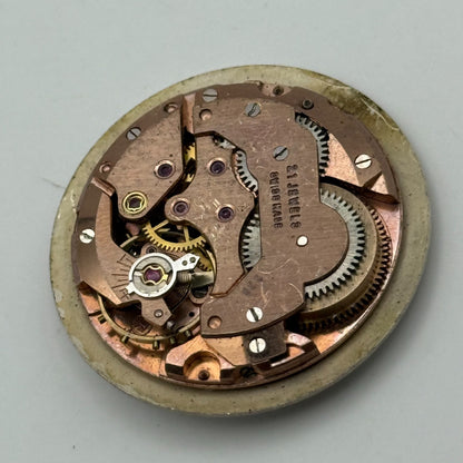 Helvetia 830 Watch Movement Chalet Manual Wind Vintage Swiss Parts Repair 25.8mm