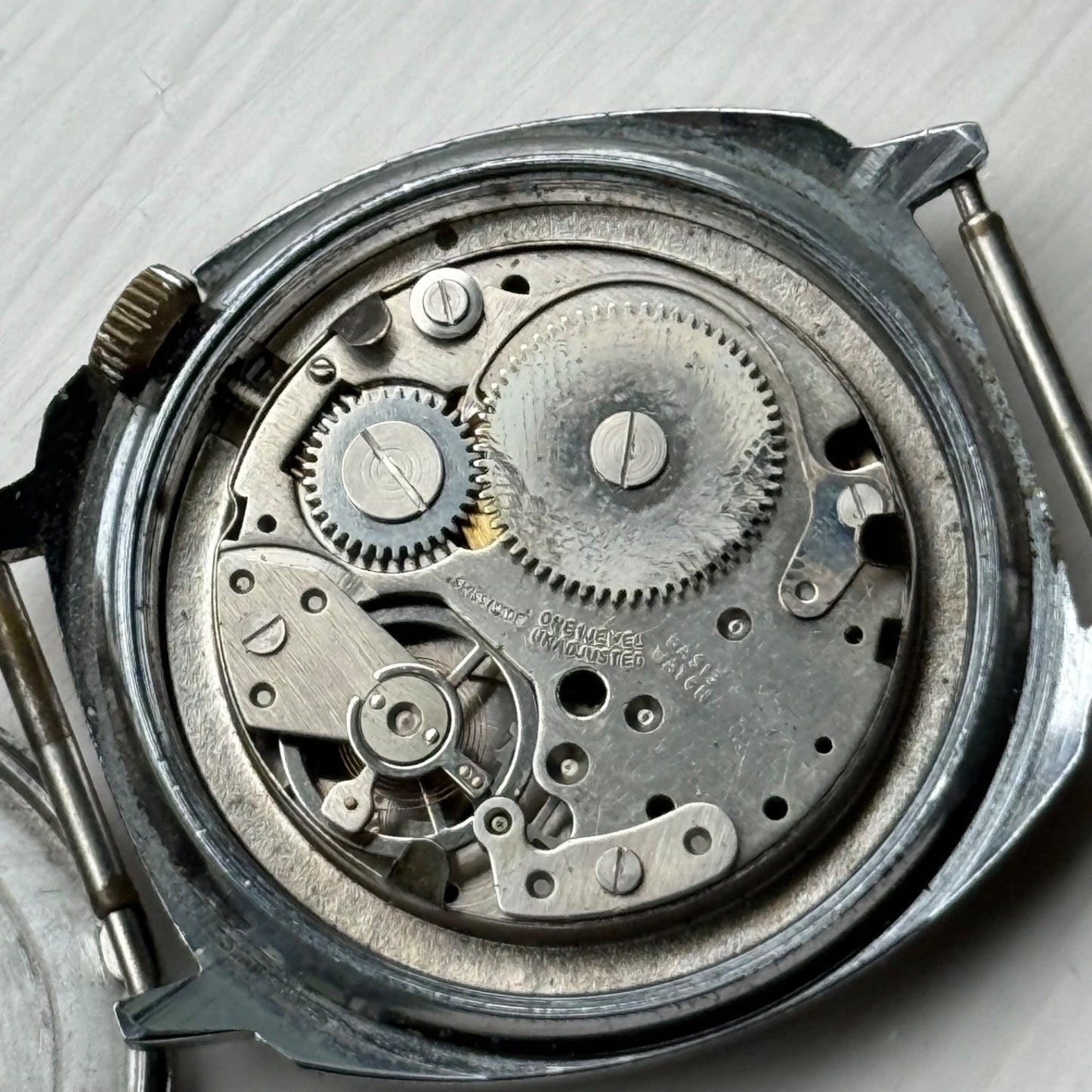 36mm Men's Vintage Joyas Super De Luxe BFG 866 Manual Wind Watch PARTS / REPAIR