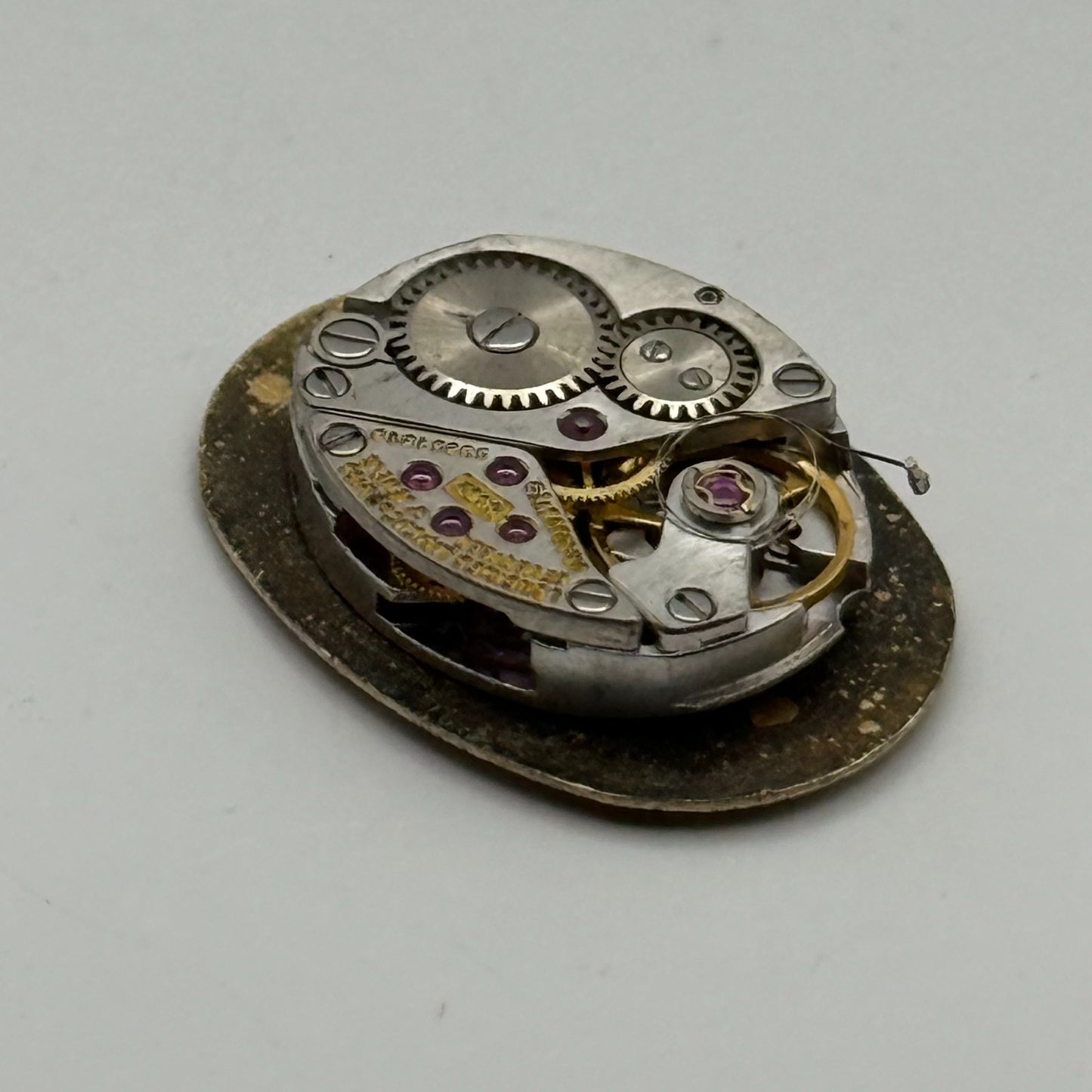 Longines 5602 Watch Movement Ladies 17 Jewels Manual Wind Vintage Parts 12.9mm