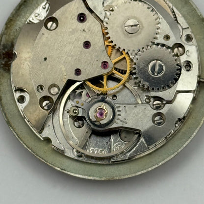 ETA 2750 Mystery Dial Watch Movement Running Manual Wind Vintage Parts 25.9mm