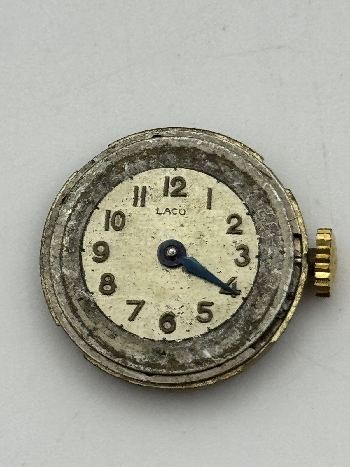 20.2mm Vintage Laco 514 Manual Wind Swiss Watch Movement PARTS REPAIR