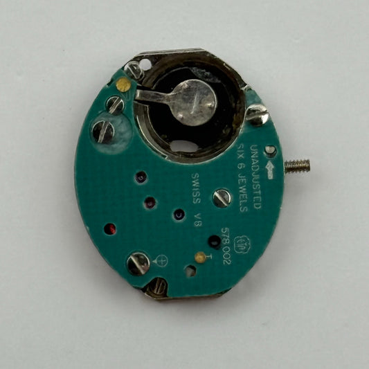 ETA ESA 578.002 Quartz Watch Movement Incomplete Swiss Ladies Vintage Parts