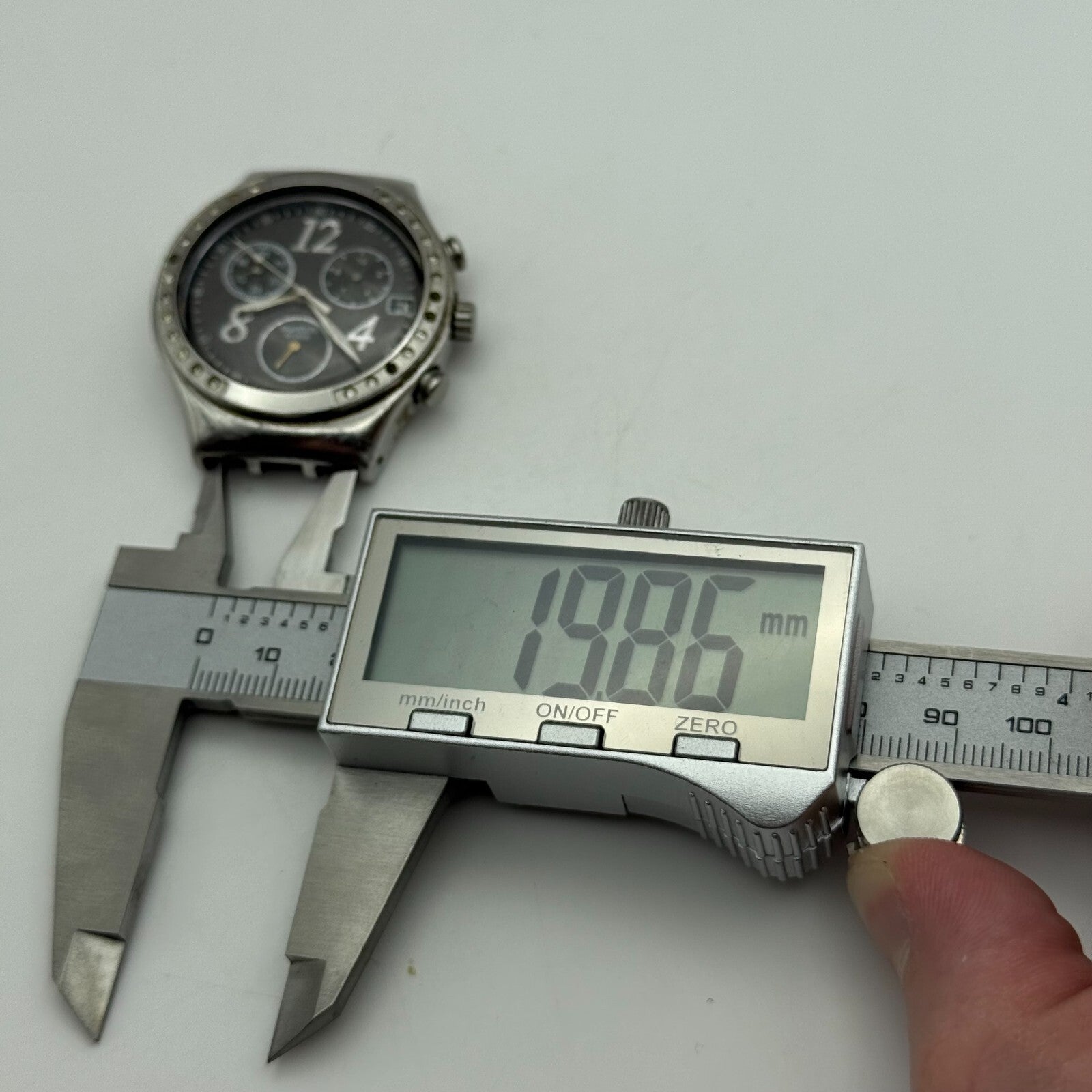 39mm Vintage 2006 Swatch Dreamnight Swiss YCS485GC Chronograph Watch UNTESTED