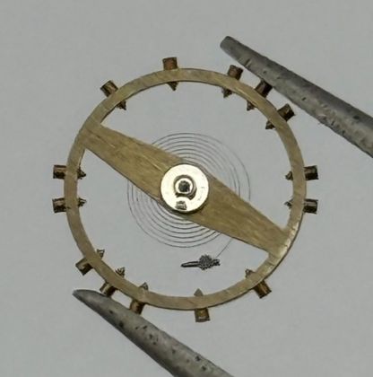 ETA 2512 Balance Wheel Complete And Spring 1112 M Watch Movement Parts NOS