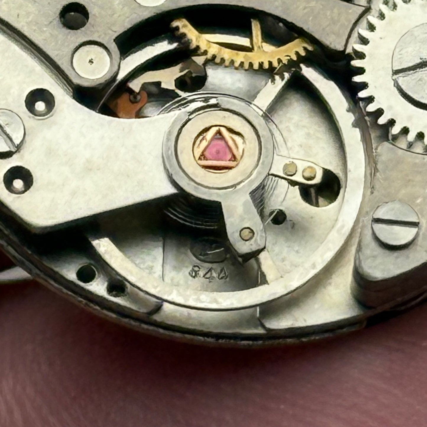 26mm Vintage Lucerne BFG 844 Swiss Black Dial Manual Wind Watch PARTS / REPAIR