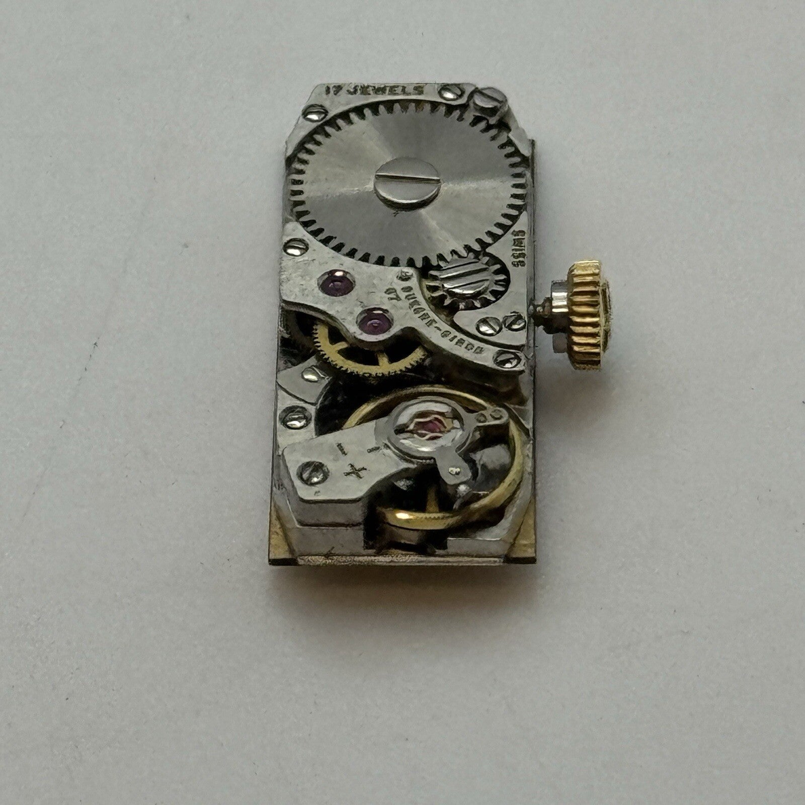 9.2mm Bueche Girod Cal 67 Balance Ok Tank Watch Movement For Restoration Parts