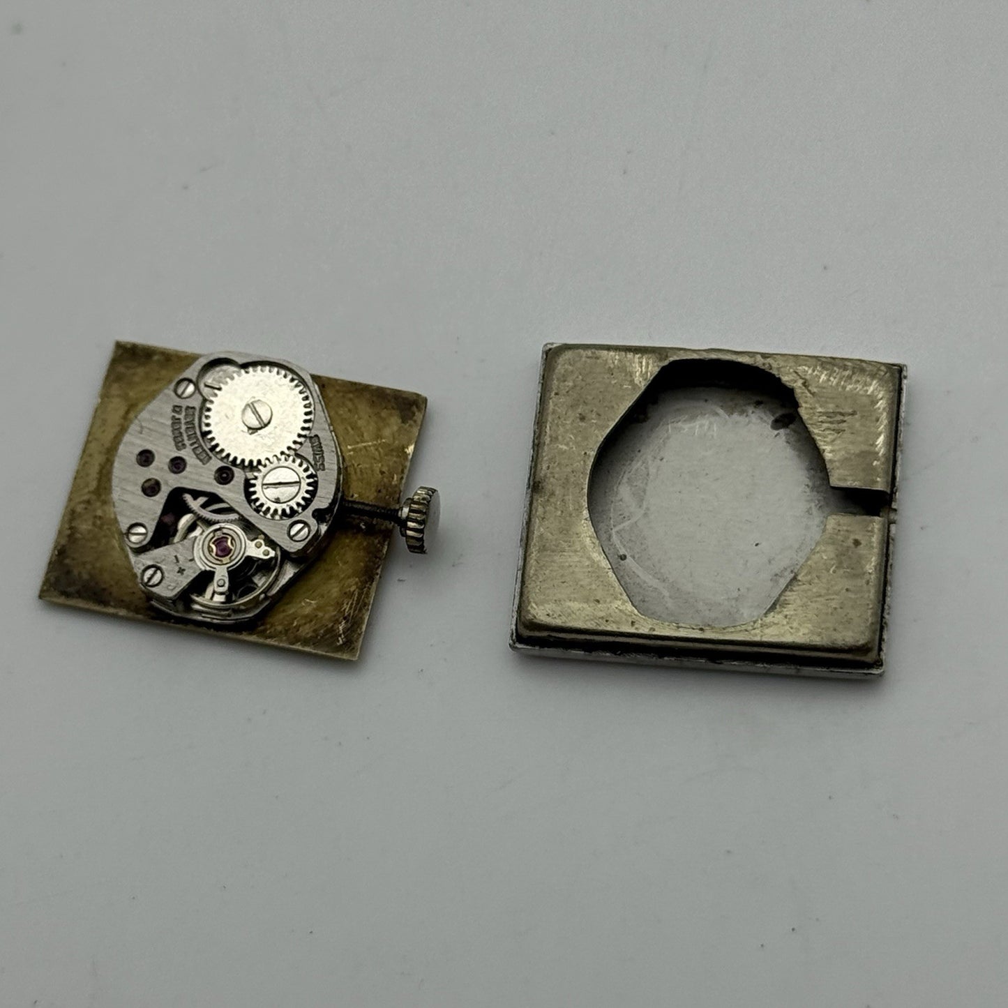 24mm Vintage Ladies Swiss Emperor Gold Plated Manual Wind Swiss FHF Watch PARTS