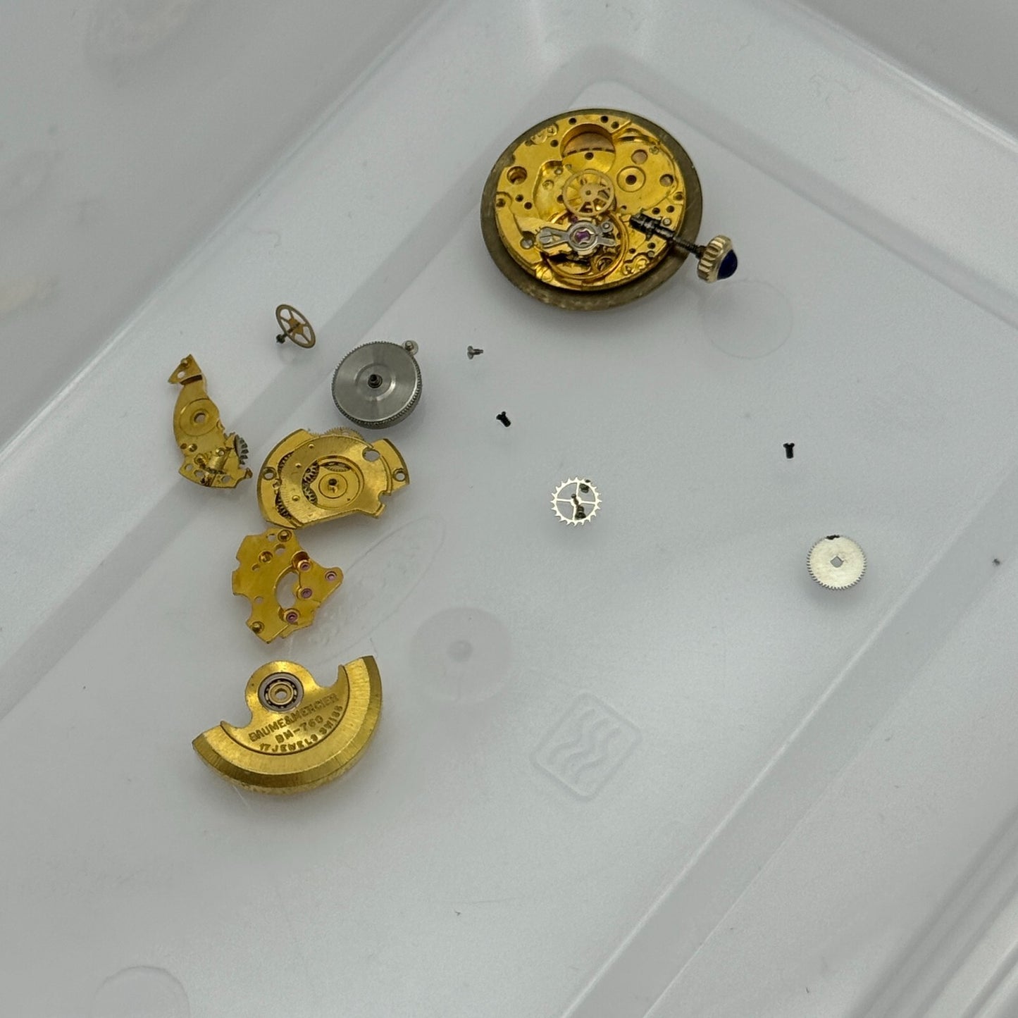 17.4mm Baume & Mercier BM-760 Baumatic Automatic Swiss Watch Movement PARTS