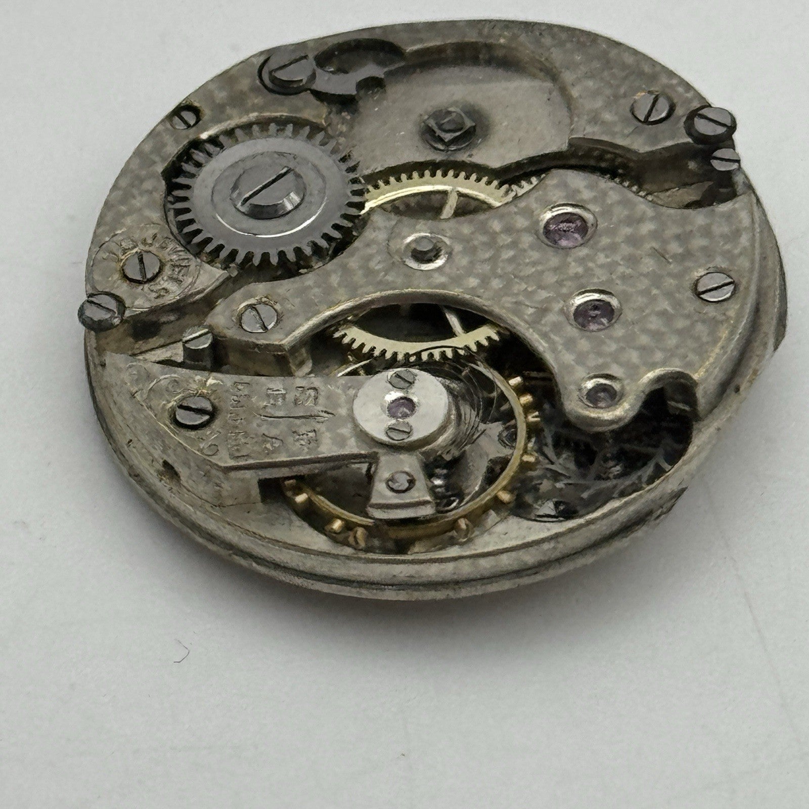 25.7mm Early ROLEX Rebberg Depose 15 Jewels Antique Watch Movement PARTS SPARES