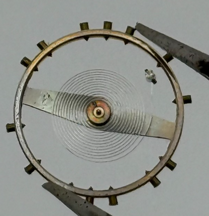 FHF 72 Balance Complete Inca Renata 585 Watch Movement Parts Vintage NOS