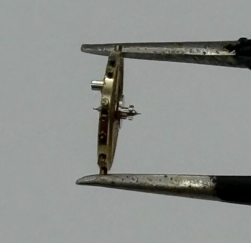 AS 500 Balance Wheel Complete And Spring 6 1/2’’’ 427 Watch Movement Parts NOS