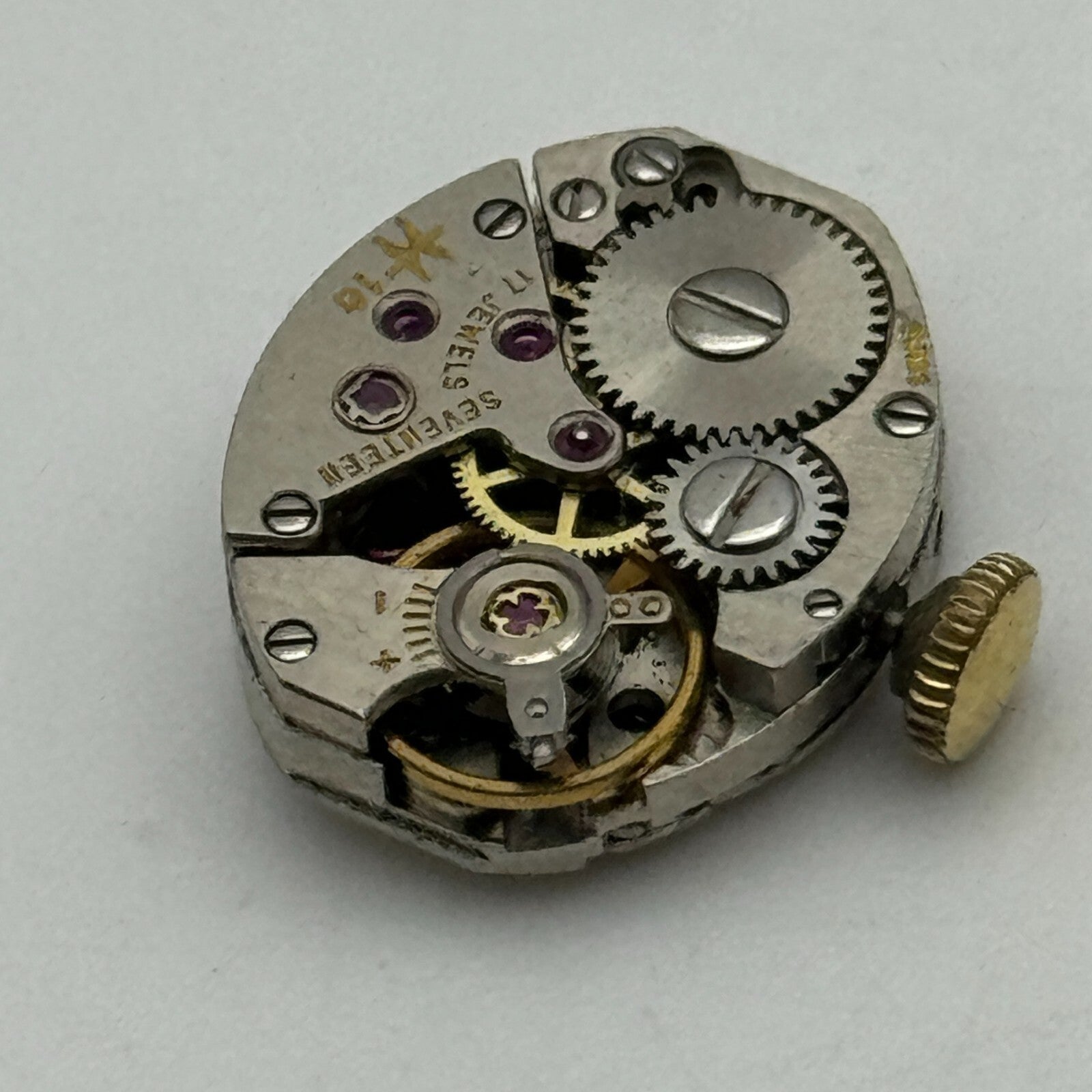 13mm Ladies Hamilton Cal 16 Swiss Manual Wind Vintage Watch Movement PARTS