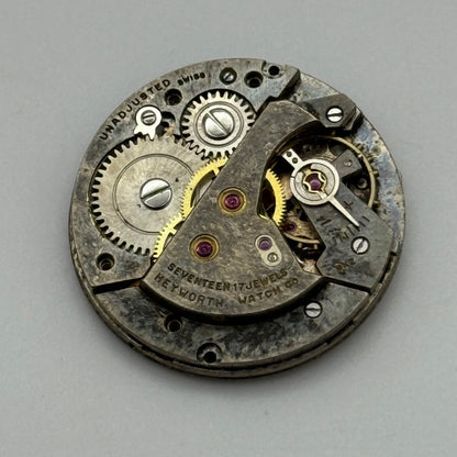 Heyworth AS 1187/94 Watch Movement Swiss Manual Wind Parts Or Repair 25.9mm