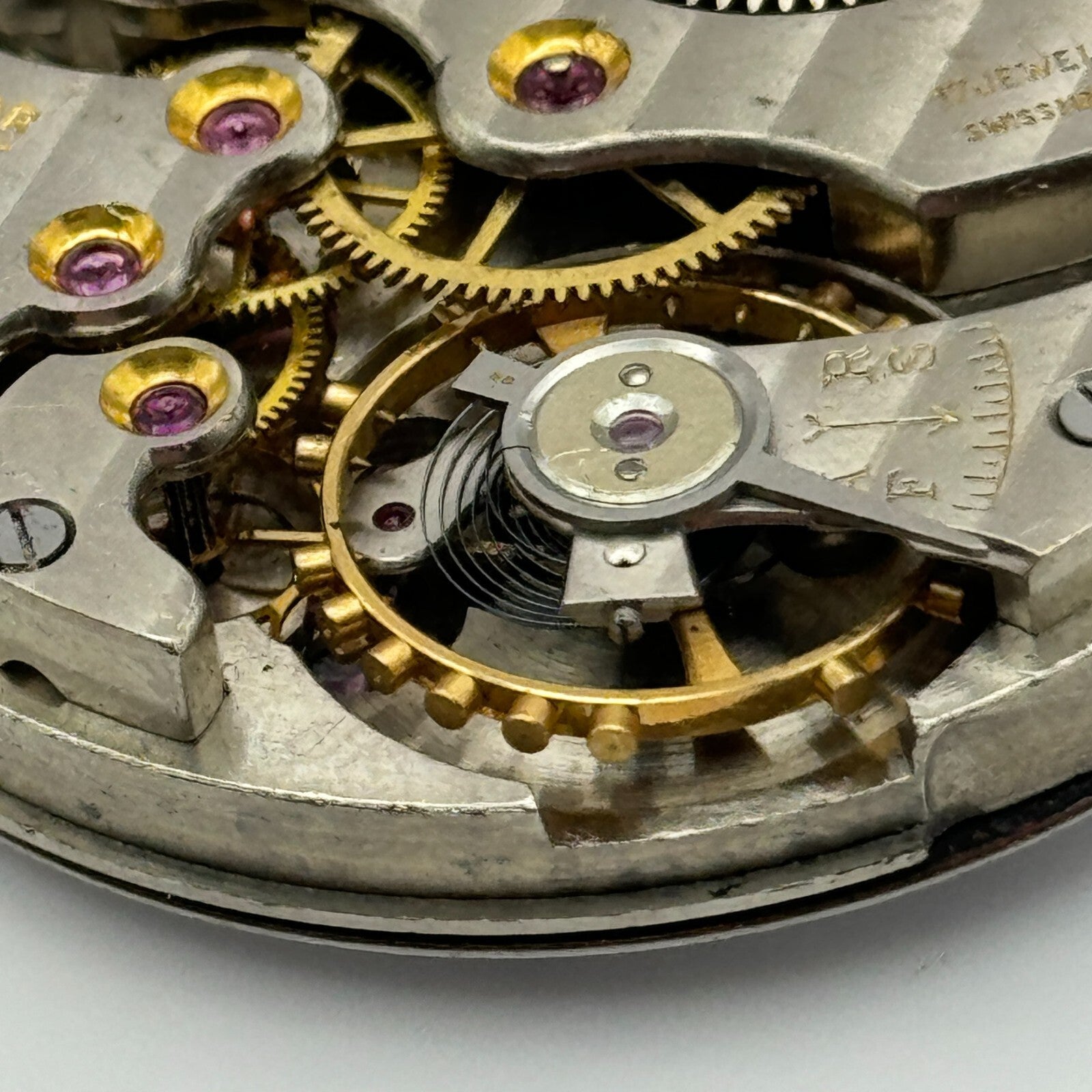 43mm Good Quality Roldor 17 Jewels Hunter Swiss Pocket Watch Movement FOR PARTS