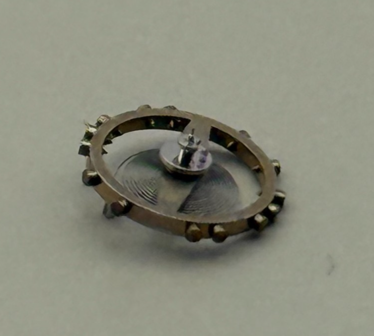 FEF 6600 Balance Wheel Complete And Spring  Inca 1181 M Watch Movement Parts NOS