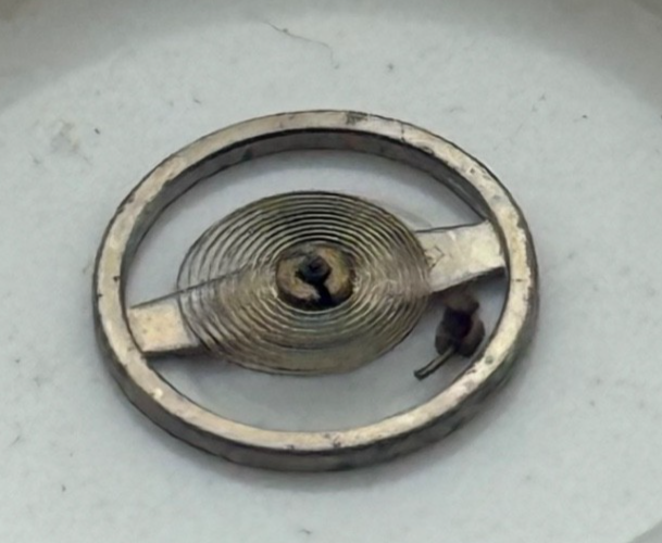 BRAC 2021 2051 Balance Wheel Complete And Spring 69 M Watch Movement Parts NOS