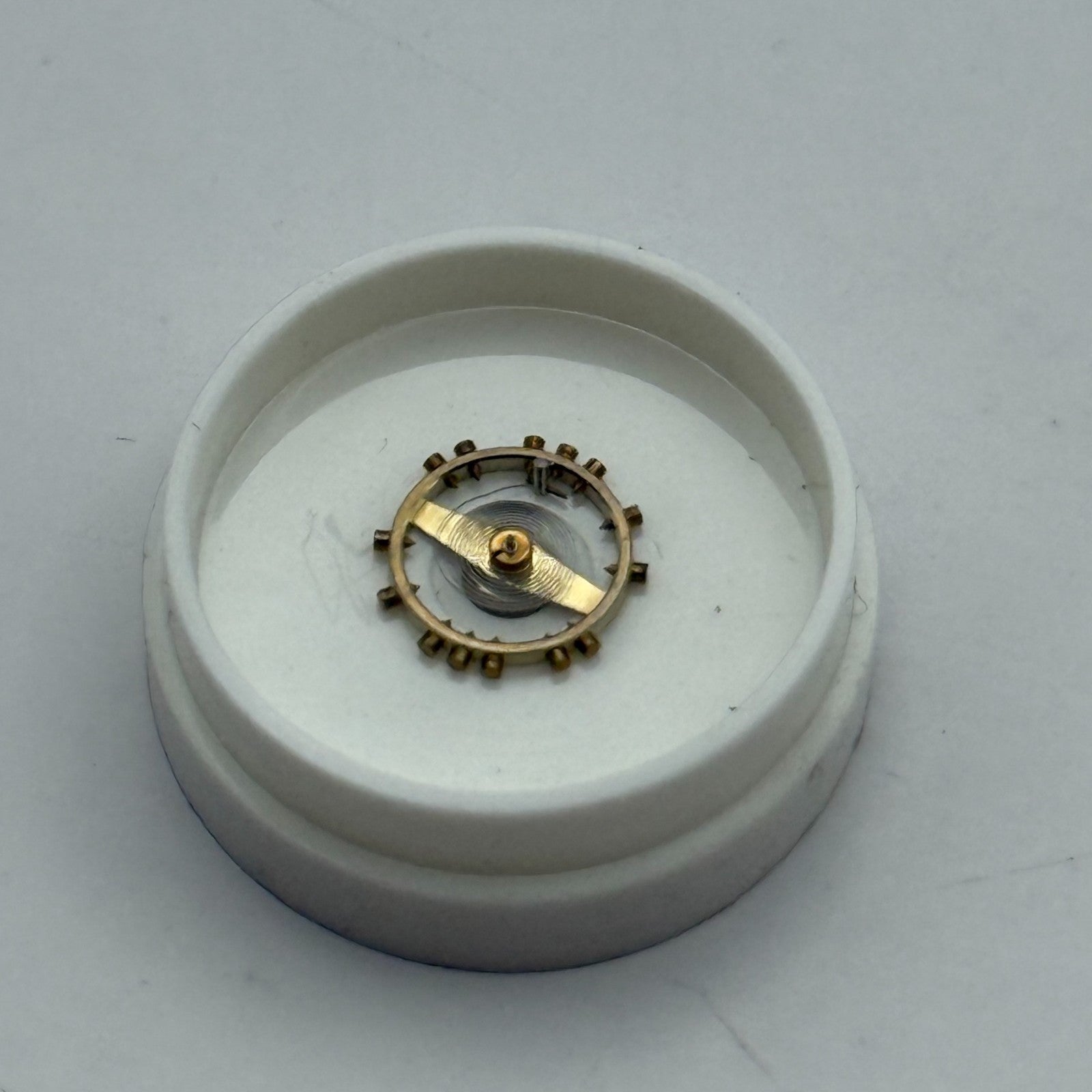 ETA 746 Balance Wheel Complete And Spring 4 1/2''' 144 M Watch Movement Parts