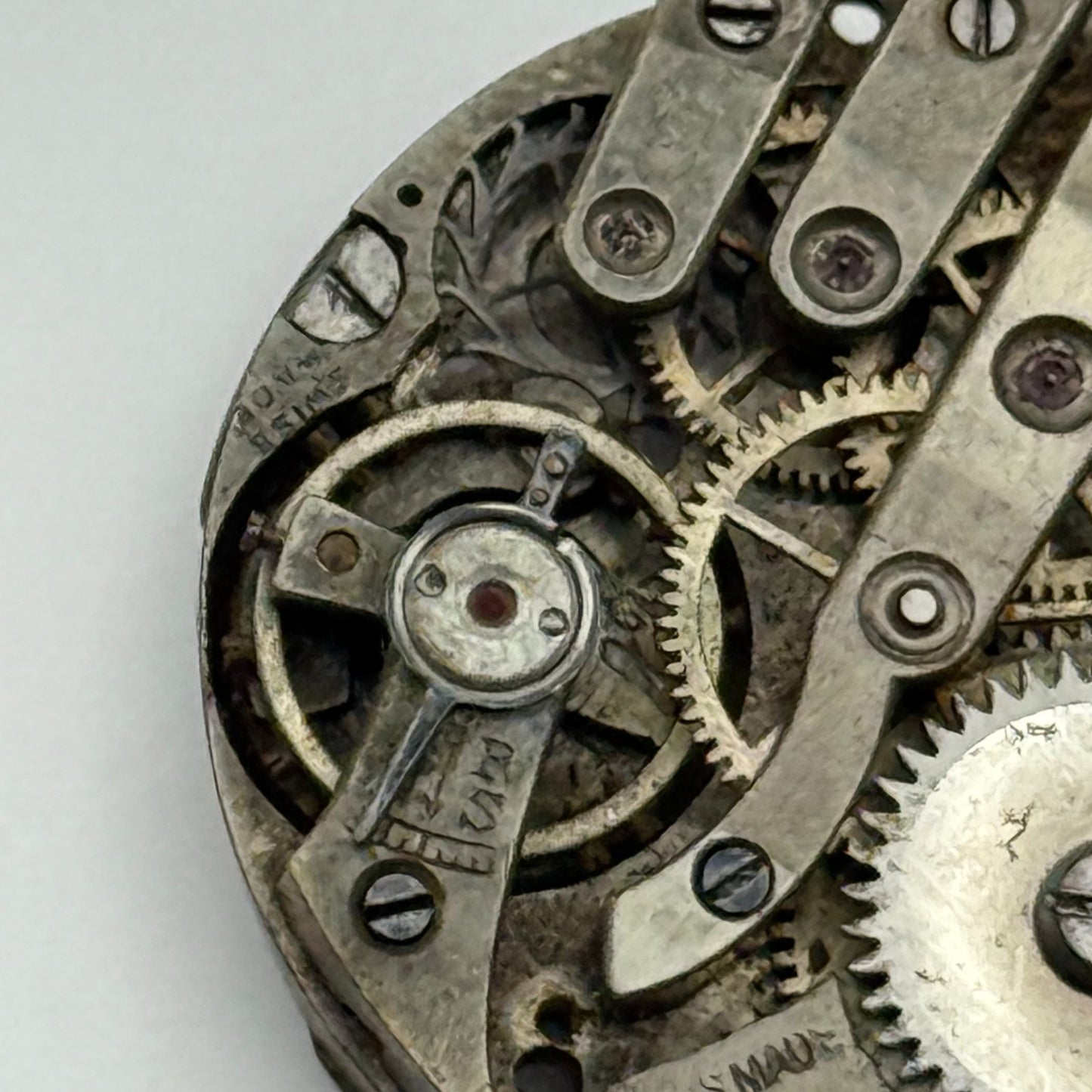 AS A Schild Swiss Watch Movement Manual Wind Vintage Parts Repair Spares 24.7mm