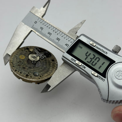43mm Oreba Swiss Made Vintage Pocket Watch Movement PARTS SPARES REPAIR