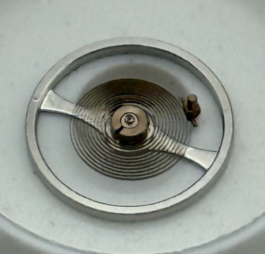 Oris 260 290 Balance Wheel Complete And Spring 260 Watch Movement Parts NOS 