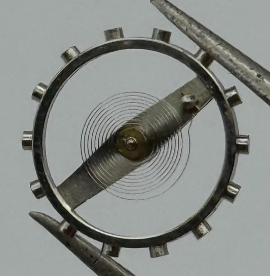 EB 1197 Balance Wheel Complete And Spring 10 1/2’’’ 103 M Watch Movement Parts