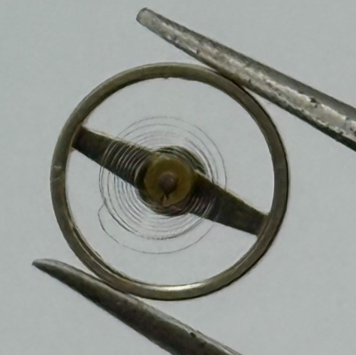 Ebosa 86 Balance Wheel Complete And Spring Conical Piva 1652 Watch Movement Part