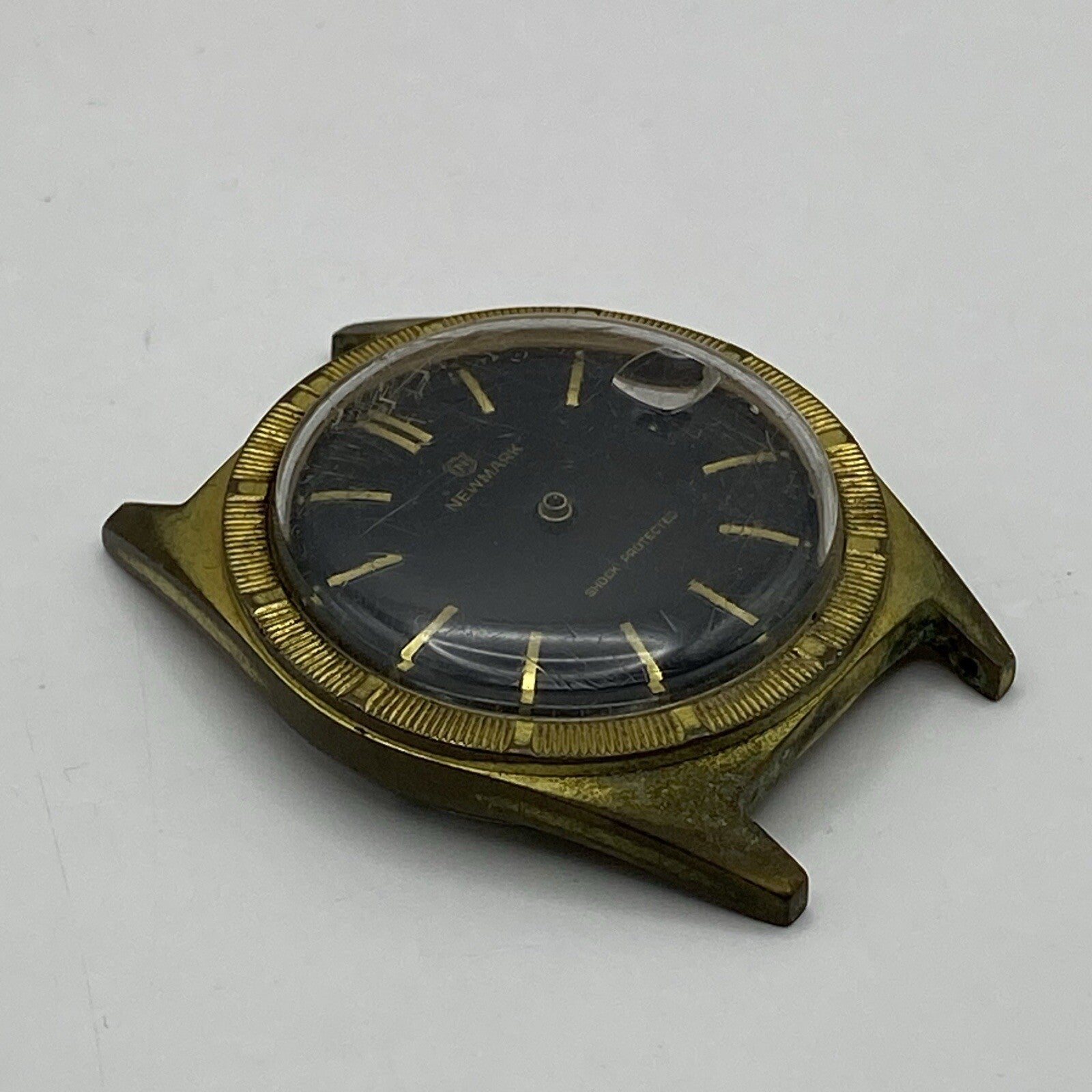 35mm Manual Wind Gents Vintage Newmark EB 8800 DT Movement Watch NON WORKING