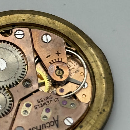 Peseux 320 Watch Movement Accurist Manual Wind Vintage Swiss Parts Repair 31.1mm