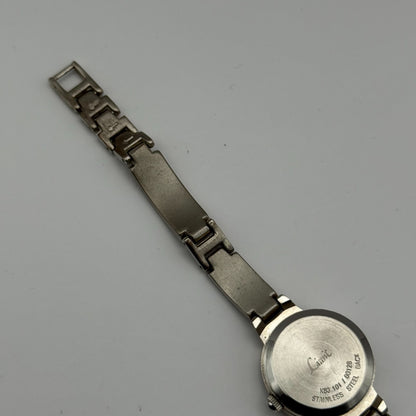 Limit Ladies Quartz Watch Purple Dial Silver Tone Bracelet Steel Working 21mm