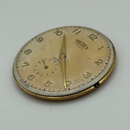 Trebex AS A Schild Watch Movement Good Balance Manual Vintage Swiss Parts 32.2mm