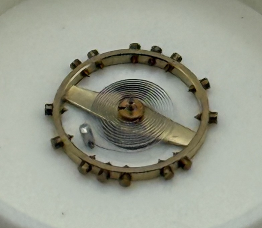 Peseux 120 Balance Wheel Complete And Spring 5¼’’’ 276 M Watch Movement Parts 