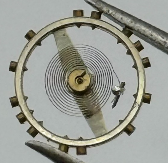 ETA 1150 Balance Complete 5 1/4''' Renata Watch Movement Parts Vintage