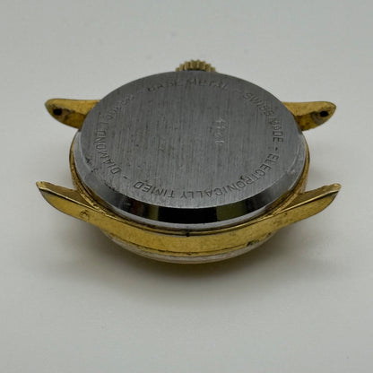 25mm Running Vintage Lucerne Diamond Tooled Swiss Gold Plated Manual Wind PARTS