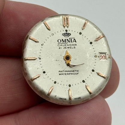 25.4mm Men's Omnia BFG 917C Manual Wind 21 Jewels Watch Movement PARTS SPARES