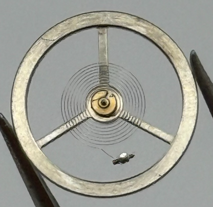 EB 8021 Balance Wheel Complete And Spring 10 1/2''' 1253 Watch Movement Parts