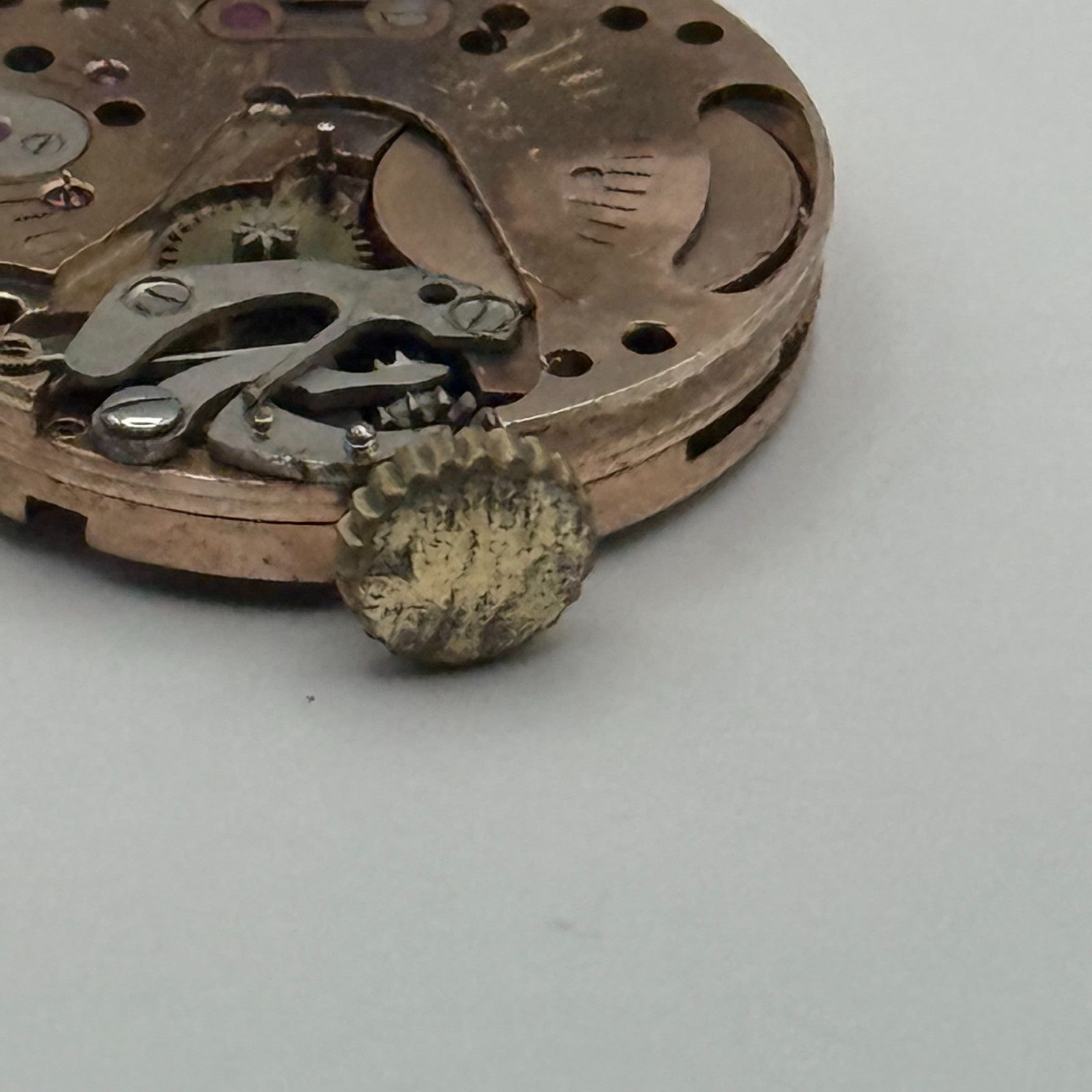 Helvetia 2665 Watch Movement Running Manual Wind Vintage Parts Repair 19.6mm