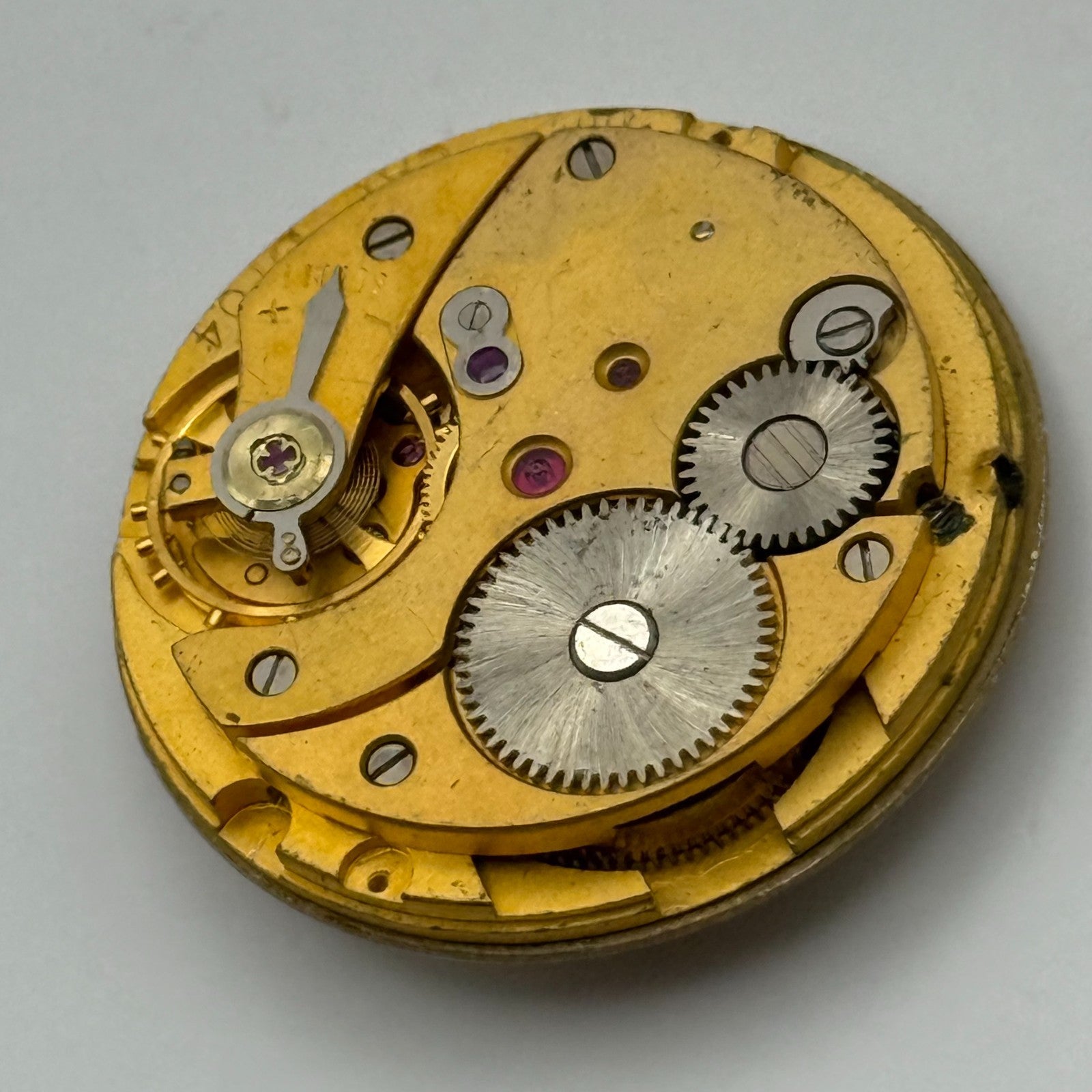 Smiths Imperial 5911 Cal 0104 Watch Movement Manual Wind Vintage Parts 26.9mm