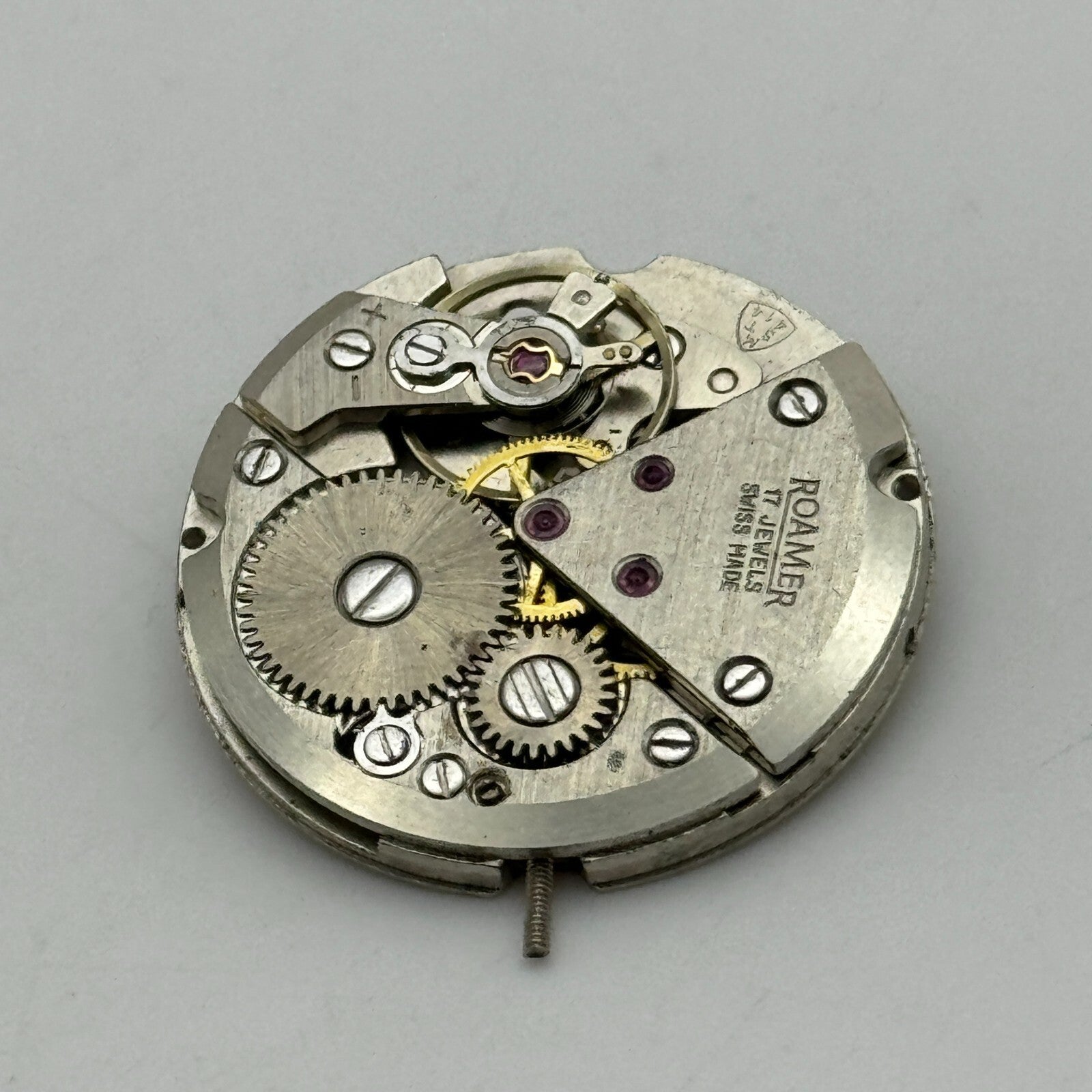 25.9mm Men's Roamer MST 414 Balance Ok Watch Movement Swiss Vintage PARTS SPARE
