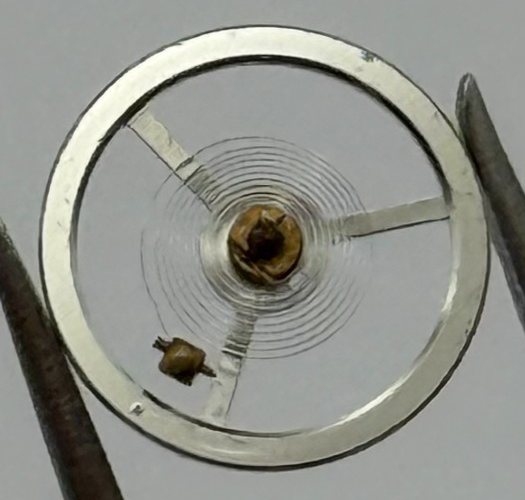 EB 8140 Balance Wheel Complete And Spring 8 3/4’’’ PL 1319 Watch Movement Parts
