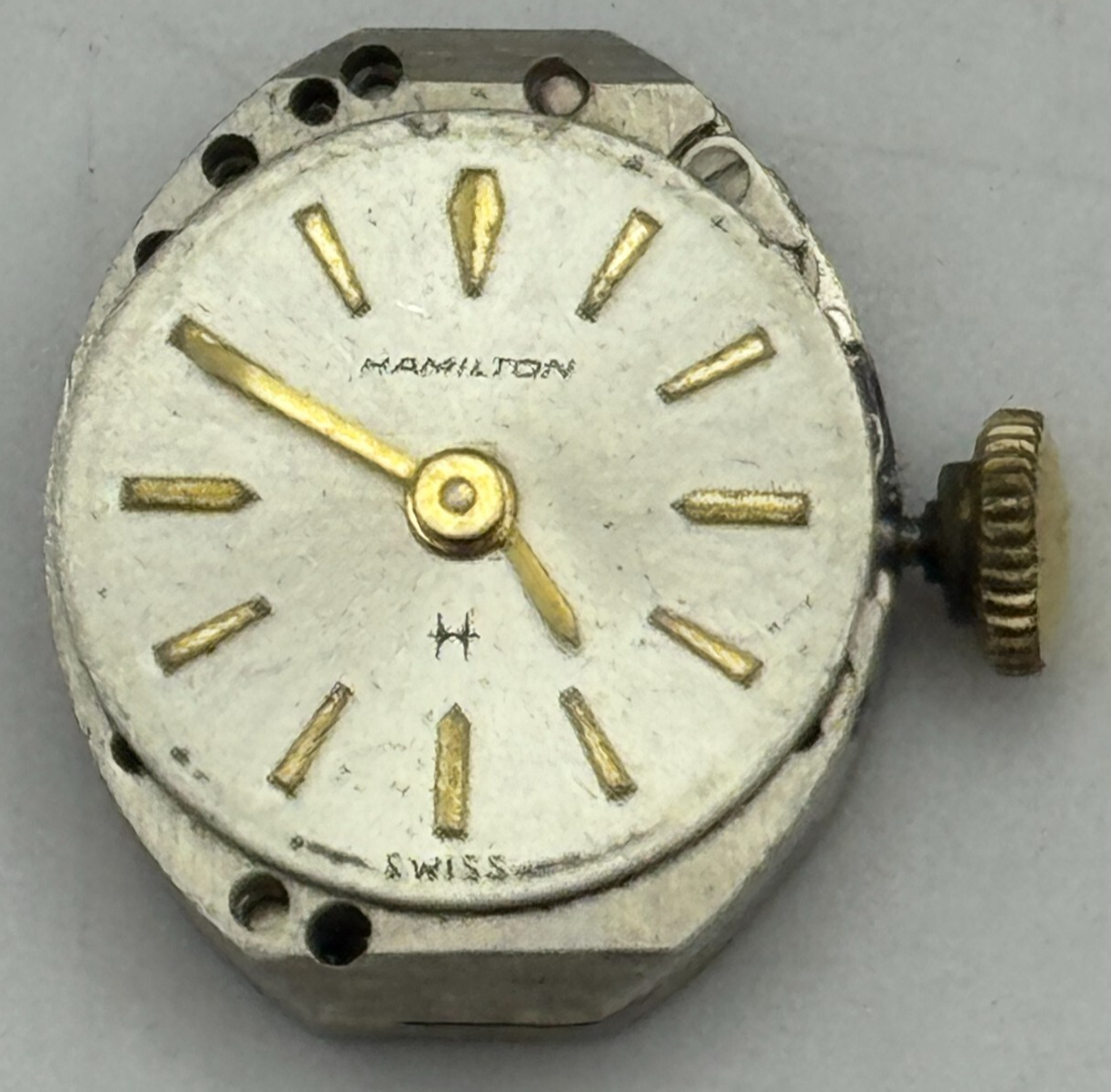 13mm Ladies Hamilton Cal 16 Swiss Manual Wind Vintage Watch Movement PARTS