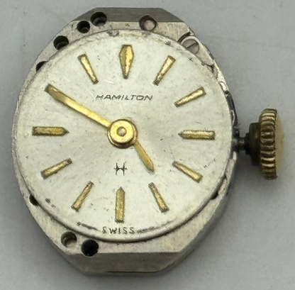 13mm Ladies Hamilton Cal 16 Swiss Manual Wind Vintage Watch Movement PARTS