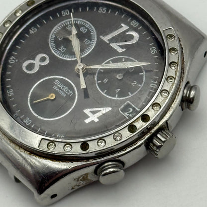 39mm Vintage 2006 Swatch Dreamnight Swiss YCS485GC Chronograph Watch UNTESTED