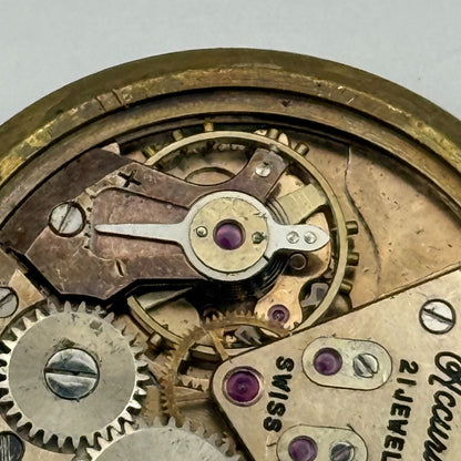 Accurist ETA 2390 Watch Movement Manual Wind Vintage Swiss Parts Repair 29.7mm
