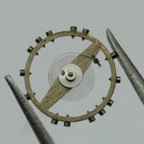 ETA 2325 2335 Balance Wheel Complete And Spring 695 M Watch Movement Parts NOS