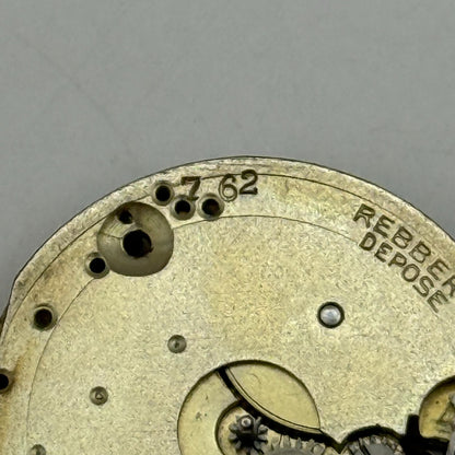 24.3mm Rolex Rebberg Depose 7 Jewels Vintage Antique Watch Movement PARTS REPAIR