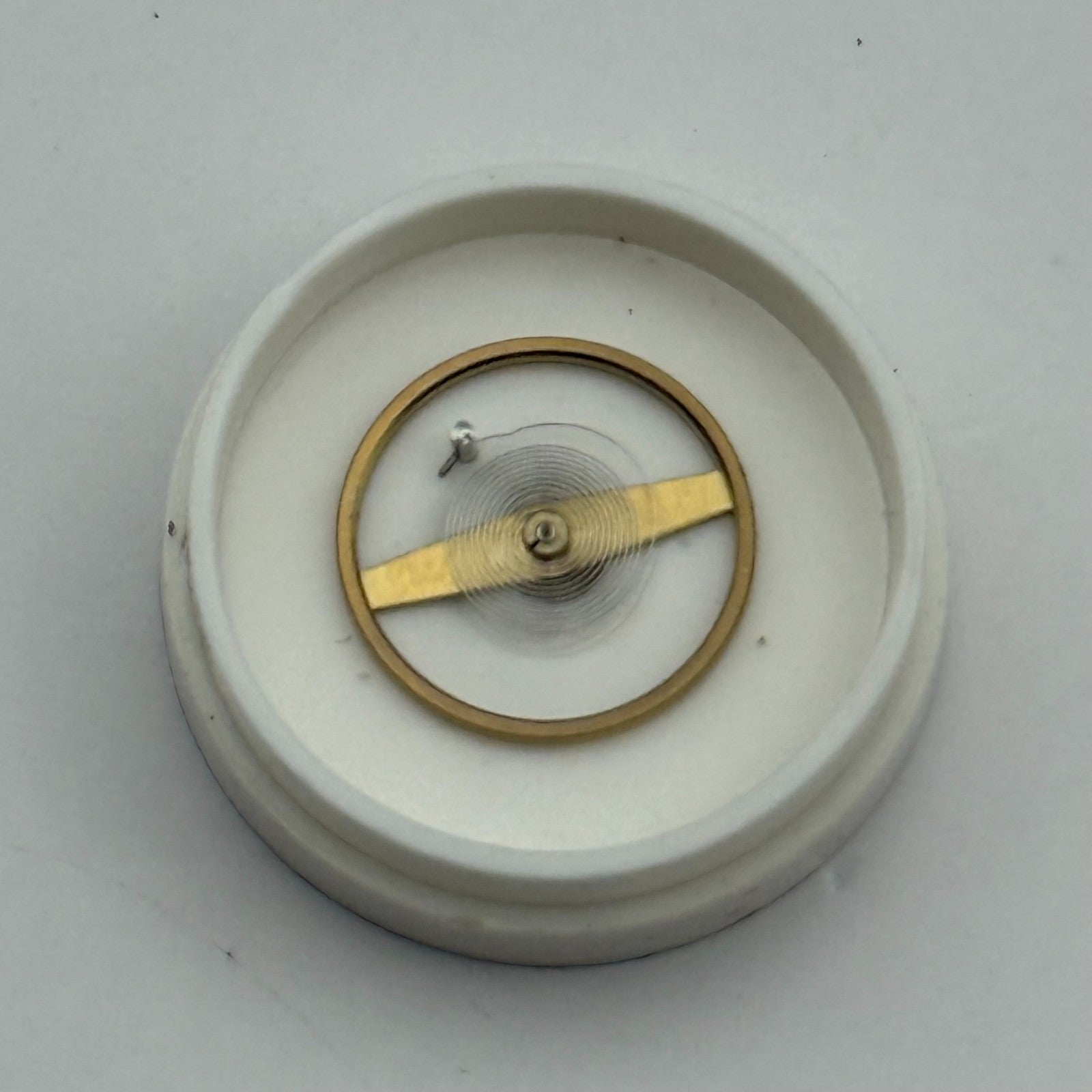 ST 1800 1805 Balance Wheel Complete And Spring Ord + Inca 1508 M Watch Parts NOS