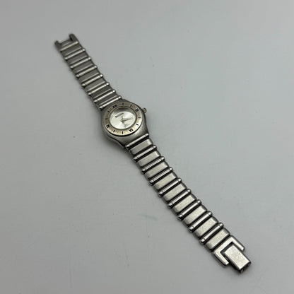 25mm Working Ladies Britania 30m Silver Tone Roman Numeral Quartz Watch 6 Inches