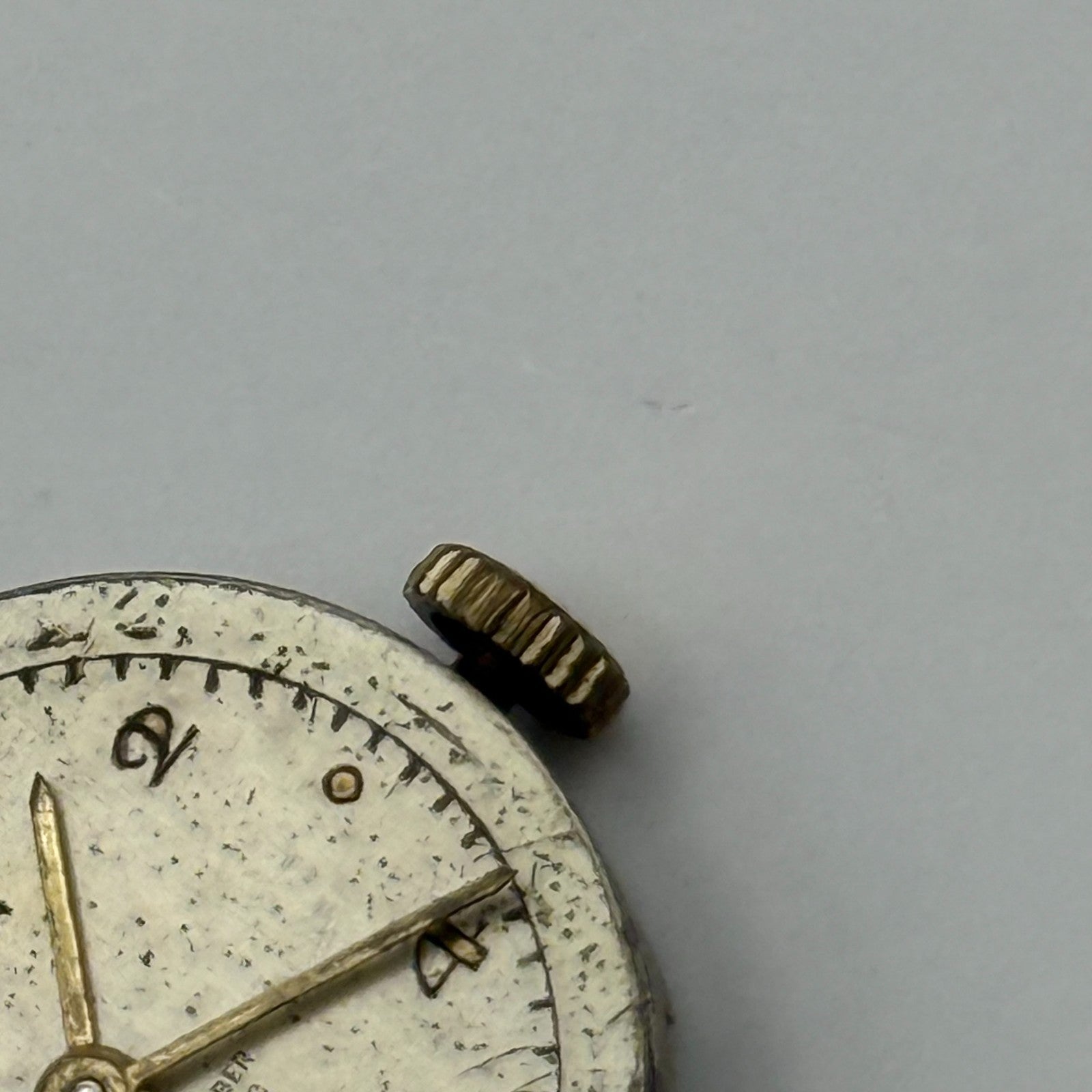 Marvin 310 Watch Movement Manual Wind Vintage Swiss 15 Jewels Parts 19.6mm