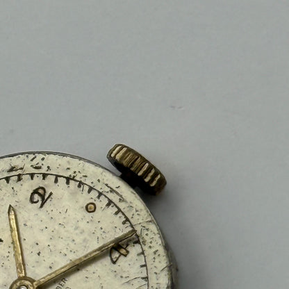 Marvin 310 Watch Movement Manual Wind Vintage Swiss 15 Jewels Parts 19.6mm