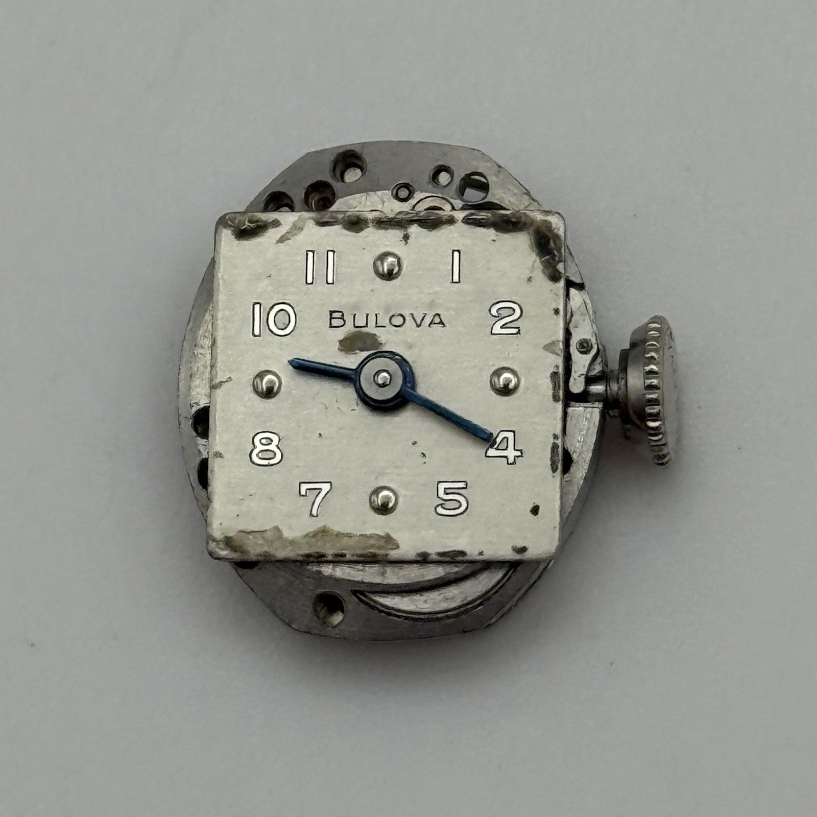 13.1mm Vintage Ladies Bulova 5AD Manual Wind Swiss Watch Movement PARTS REPAIR